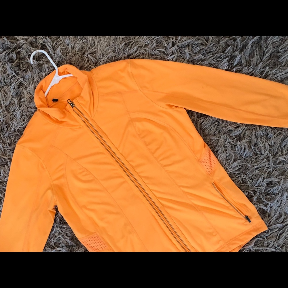 Bright orange running jacket! Women’s sz XL